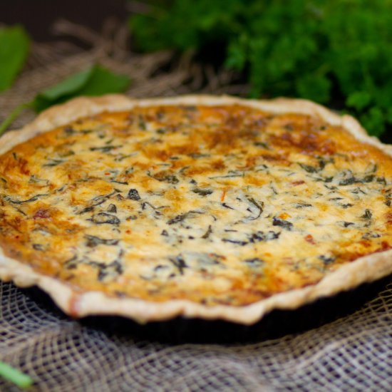 Sorrel quiche