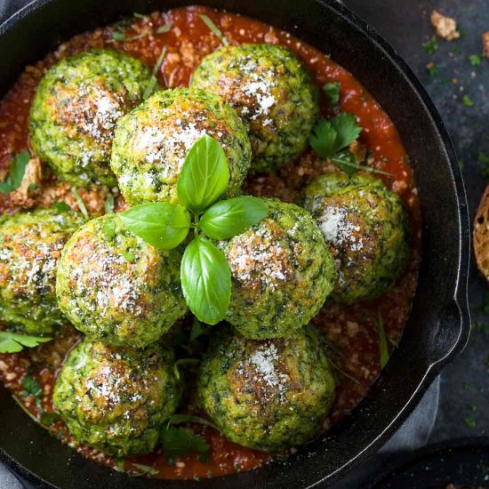 Chicken Florentine Meatballs