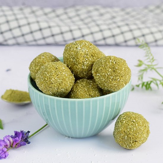 Matcha Coconut Balls