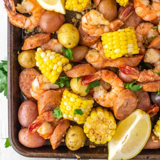 Sheet Pan Shrimp Boil