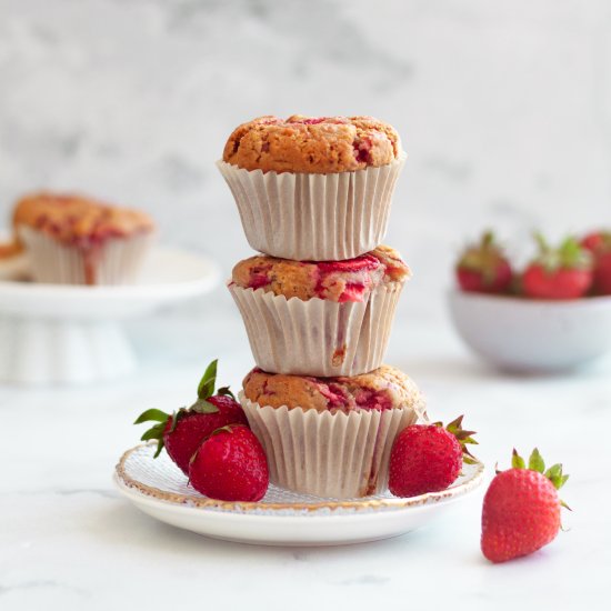 Vegan Strawberry Muffins