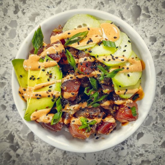 Ahi Shoyu Poke Bowl