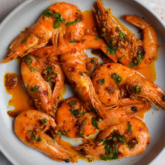 Harissa Prawns