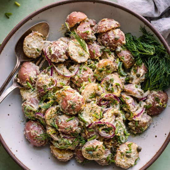 Herbed Vegan Potato Salad