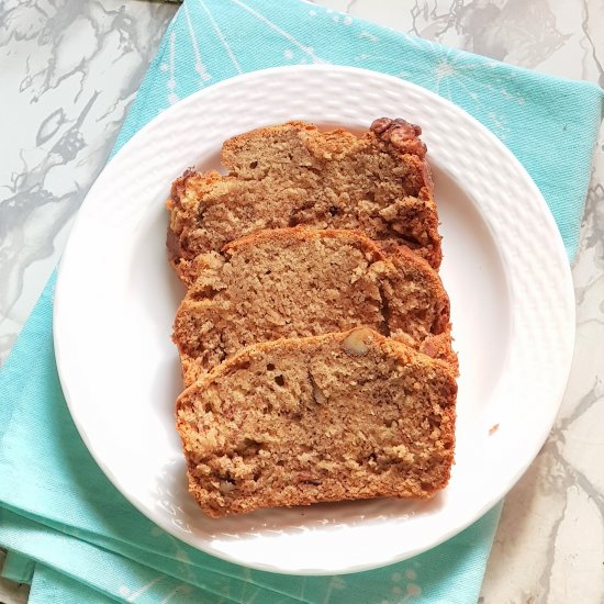 EGGLESS BUTTERLESS BANANA BREAD