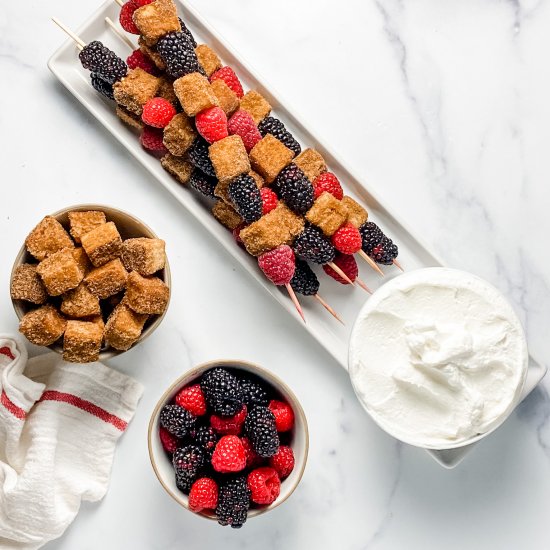 cinnamon sugar cake croutons