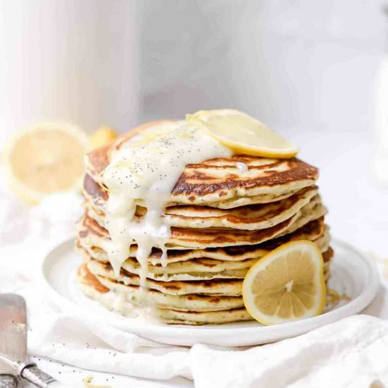 Lemon Poppy Seed Pancakes