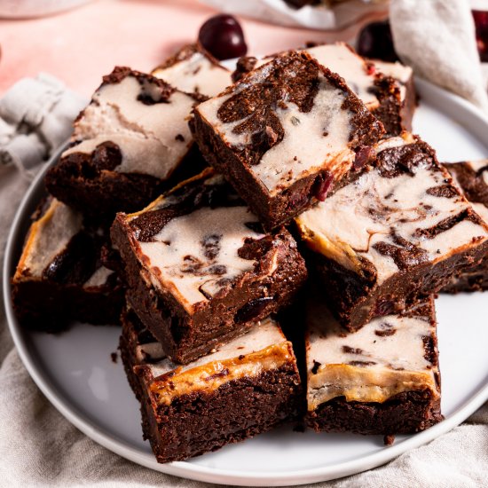 Fudgy Black Forest Brownies