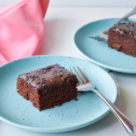 Chocolate Banana Snack Cake