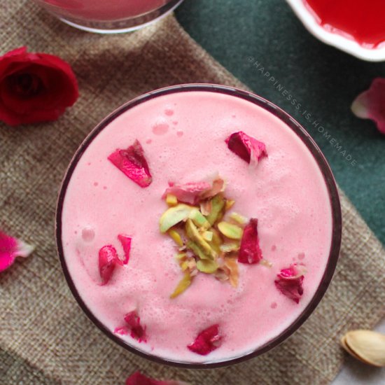 Rose Lassi Recipe