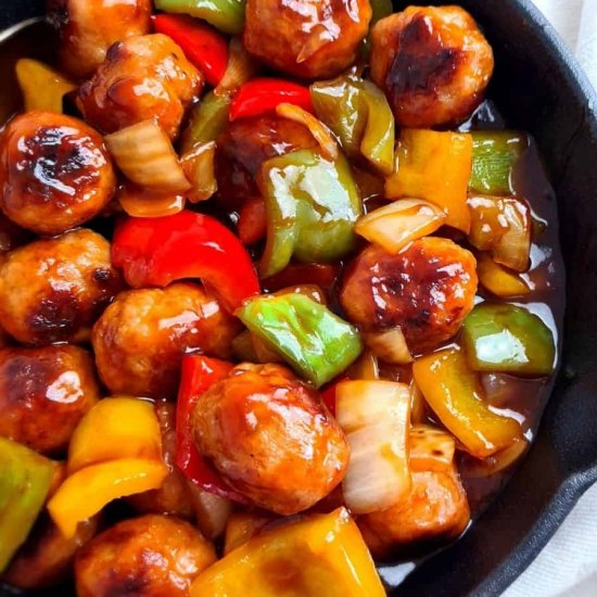 Sweet & Sour Sausage Balls