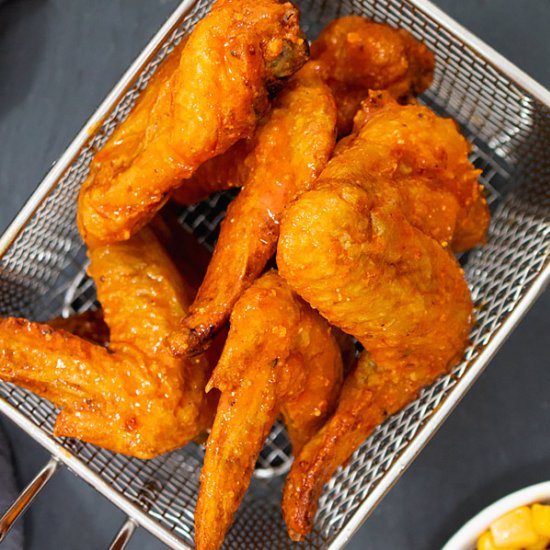 Oven Baked Buffalo Chicken Wings