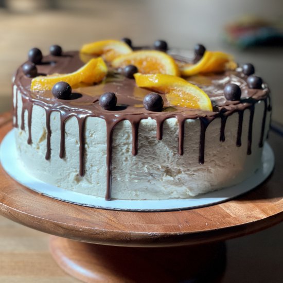 Tiramisu Cake with orange curd