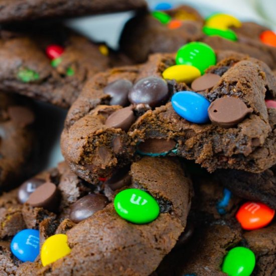 Triple Chocolate Cookies