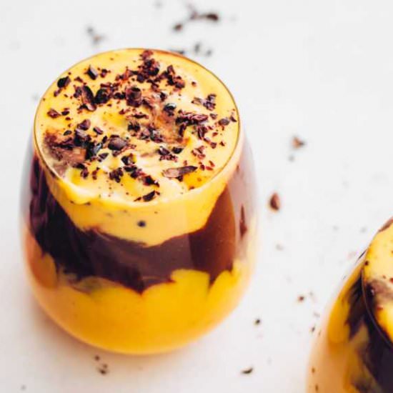 Delicious Mango Chocolate Smoothie