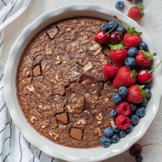 baked chocolate oatmeal