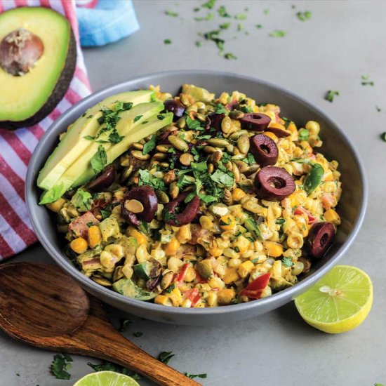 Oven Roasted Southwest Corn Salad