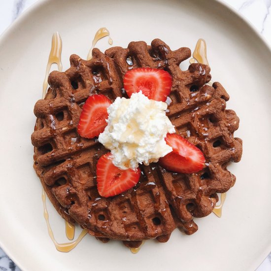 Gluten Free Chocolate Waffles