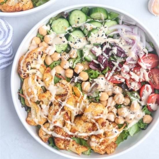 Cauliflower Shawarma Bowls