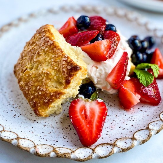 Breakfast Strawberry Shortcake