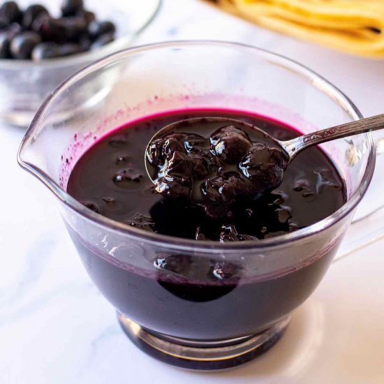 Homemade Blueberry Syrup