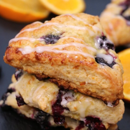 Blueberry Orange Marmalade Scone