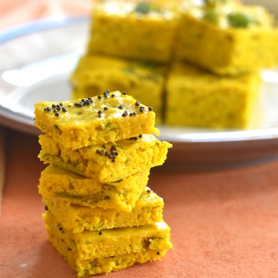 Foxtail Millet Dhokla (Steamed)