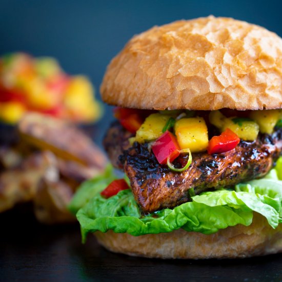 Jerk Chicken Burger