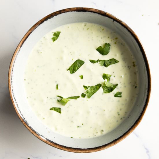 Cilantro Garlic Sauce