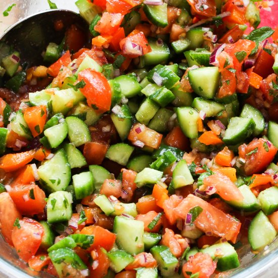 Quick and Easy Israeli Salad