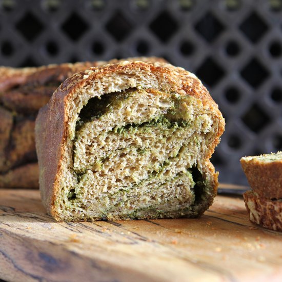 Gluten Free Pesto Babka