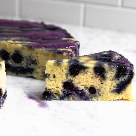 Lemon Blueberry Stovetop Cake