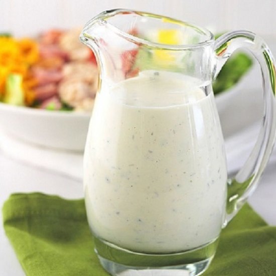 homemade buttermilk ranch dressing