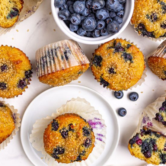 Gluten Free Blueberry Muffins