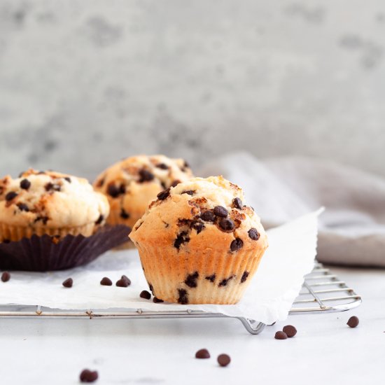 Vegan Chocolate Chip Muffins