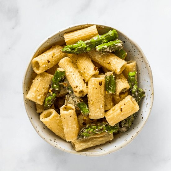 Creamy Lemon Asparagus Pasta