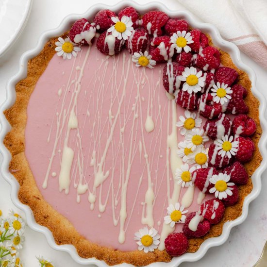 White Chocolate Raspberry Tart