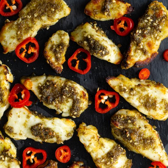 Honey Za’atar Air Fryer Halloumi