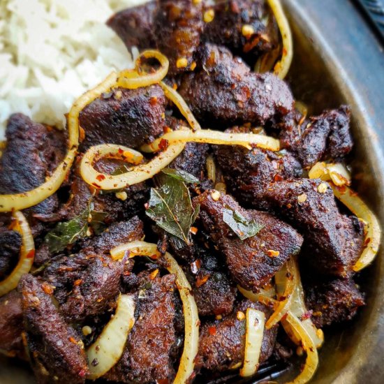 Simple Spicy Beef Fry