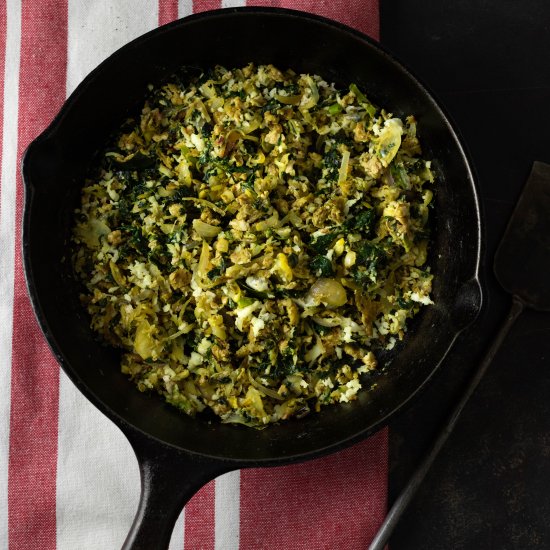 Moringa – egg stir fry