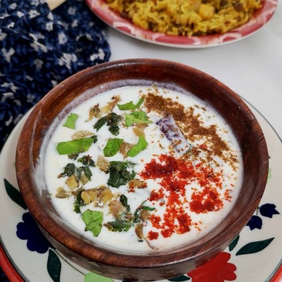 Spinach Raita / Yogurt