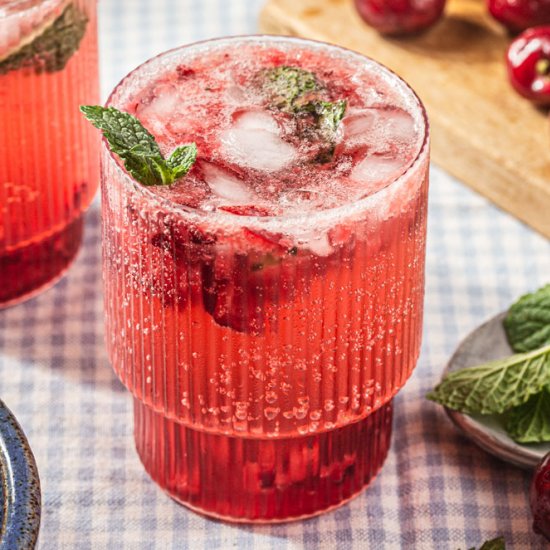 Cherry Mojito Mocktail