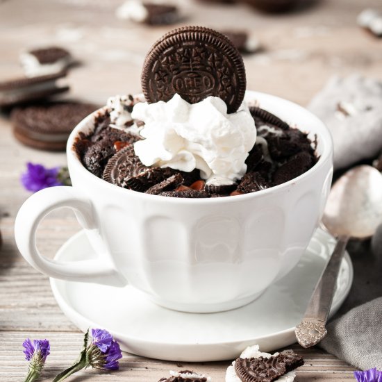 90-Second Chocolate Oreo Mug Cake