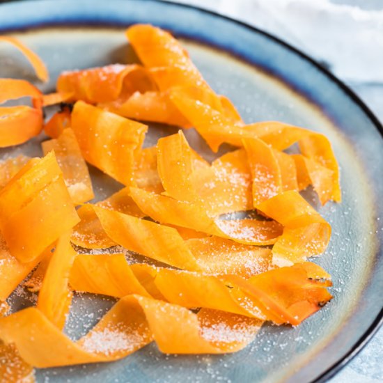 Candied Carrot Curls