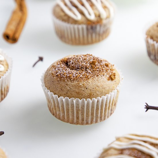 Gluten-Free Cinnamon Sugar Cupcakes