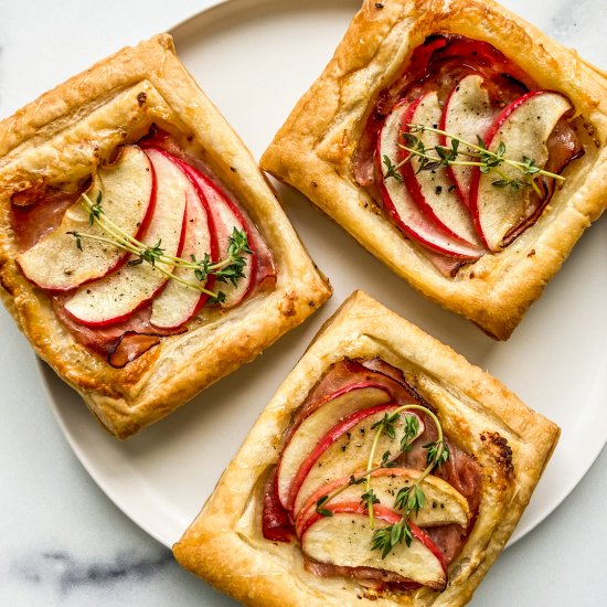 Ham & Apple Tarts