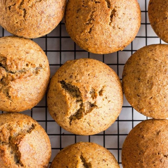 Easy Flaxseed Muffins (Gluten-Free)