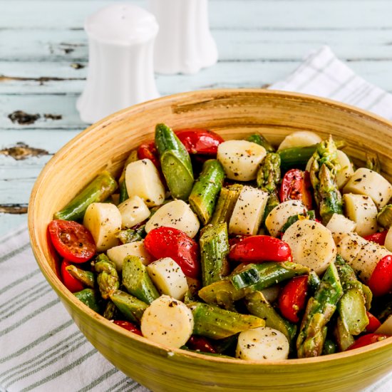 Asparagus Tomato Hearts Palm Salad