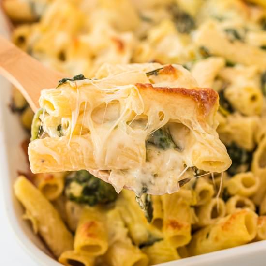 Spinach Artichoke Pasta Bake