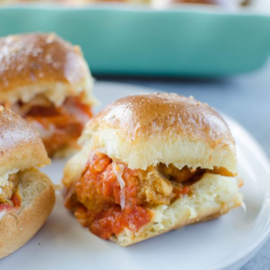 Chicken Parmesan Sliders